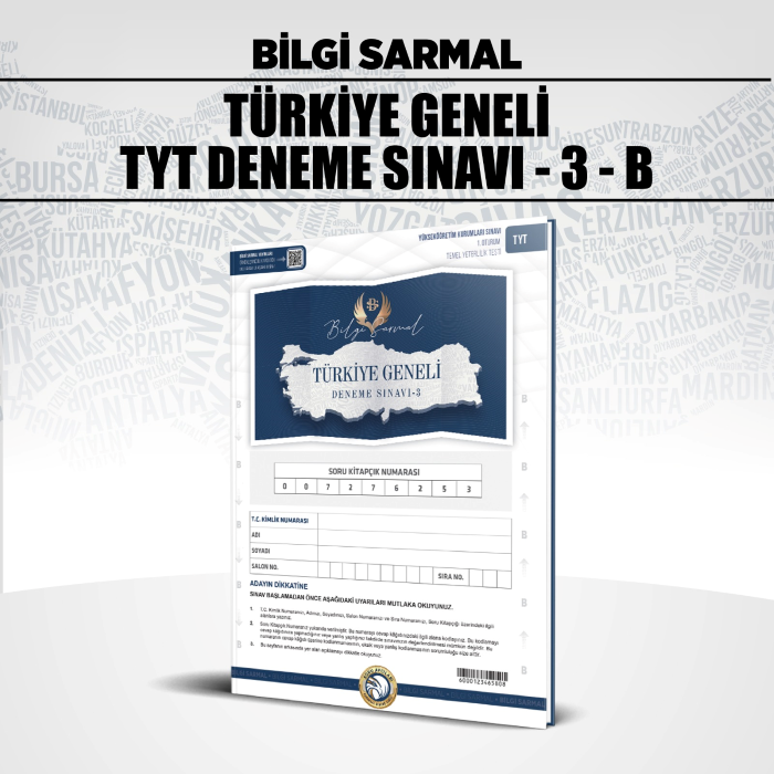 B.SARMAL TYT TÜRKİYE GENELİ SNV 3-B - 2025-26